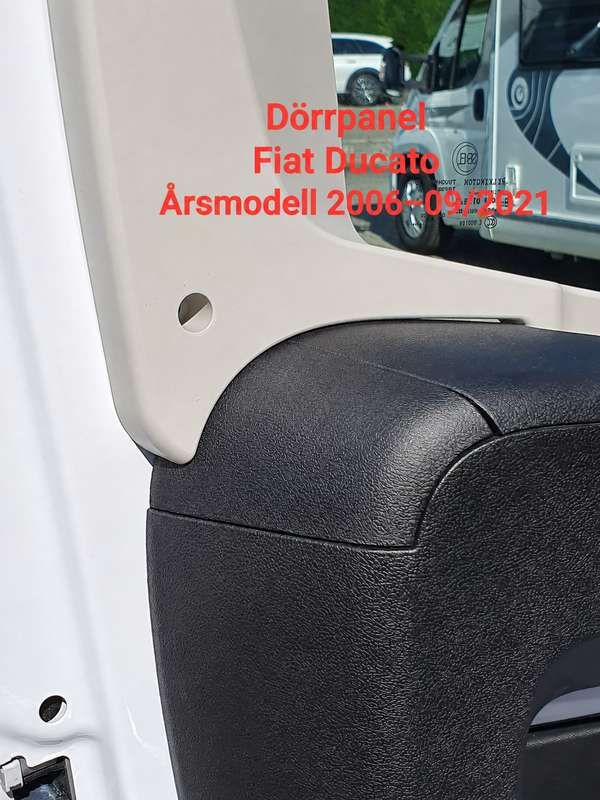 Dörrpanel för Fiat Ducato årsmodell 2006 till september 2021