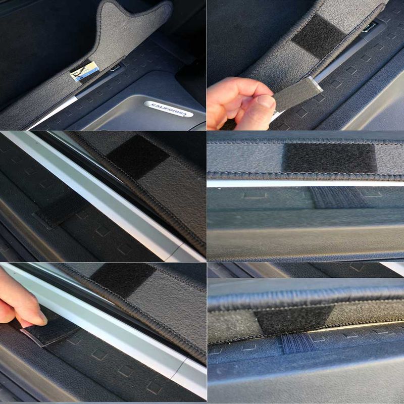 Golvmattsats i slitstark velour | VW T5/T6 California Beach, formsydd för hela kupén