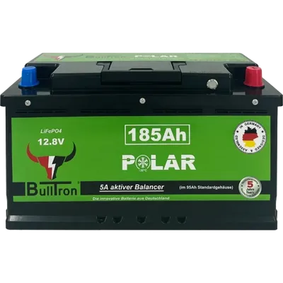 BullTron 185Ah LiFePO4 Polar batteri med Smart BMS