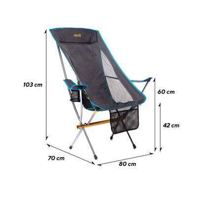 Infinity Lounger hopfällbar stol | ultralätt & stabil 120 kg