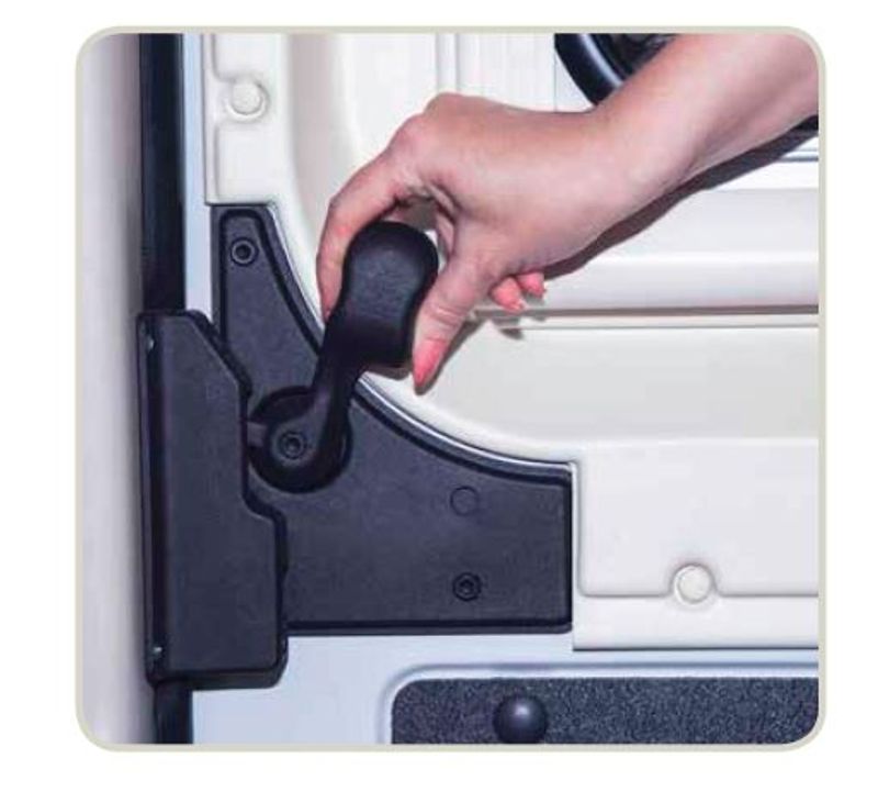 HEOSafe innerlås   skjutdörr Fiat Ducato  Boxer  Jumper