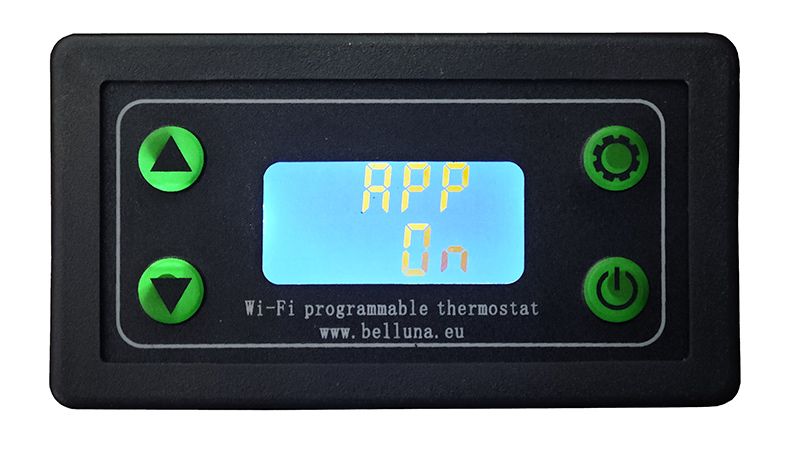 Digital termostat med display och fjärrstyrning – perfekt för husbil, båt & off-grid