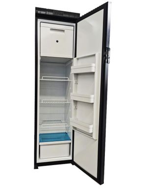 Kylskåp med frys – 150L – Perfekt för husbil & båt (149×41×56 cm)