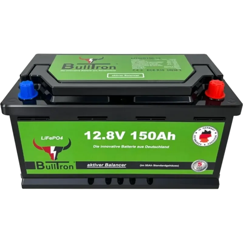 Kraftfullt 150Ah LiFePO4-batteri med Smart BMS & Bluetooth