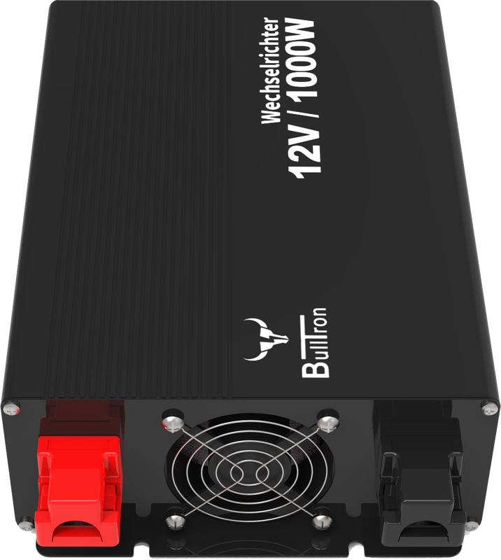 Växelriktare 12v/230 1000W med display och fjärrkontroll