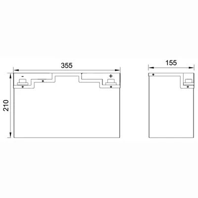 BullTron 230Ah Polar LiFePO4 Batteri med Smart BMS