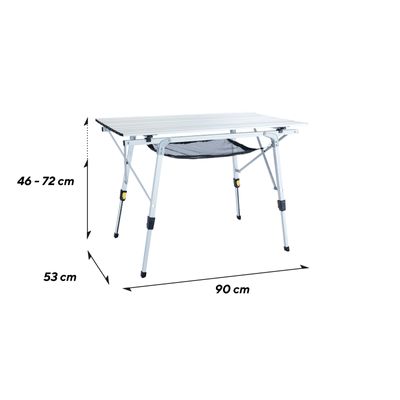 Variety M bord – hopfällbart aluminiumbord 30 kg
