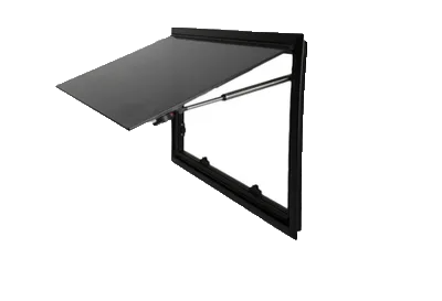 Tonat Öppningsbart Fönster för Välvda Fordon (700x400 mm) |Dubbla Väggar