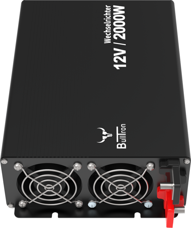 Växelriktare 12v/230 2000W med display och fjärrkontroll