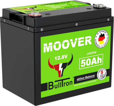 BullTron 50 Ah LiFePO4 – kompakt, kraftfull & långlivad