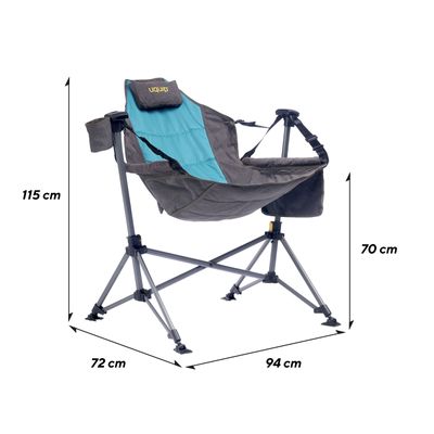 Rocky 2.0 stol – hopfällbar Schaukelfunktion 120 kg