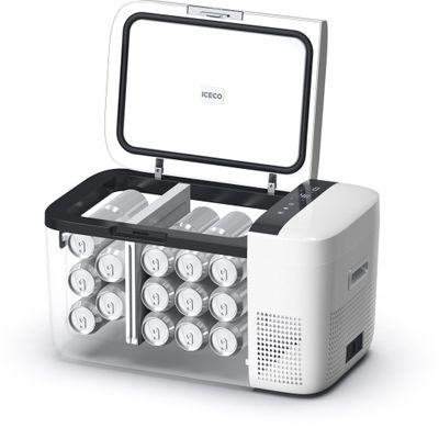 ICECO GO20 Dual Zone 20L kompressorkylbox vit