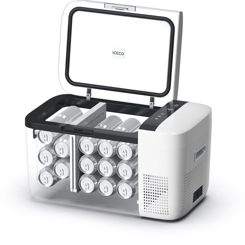 ICECO GO20 Dual Zone 20L kompressorkylbox vit