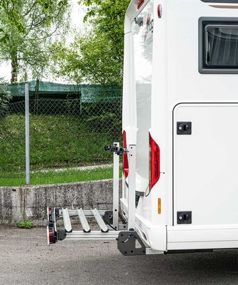 Uni F/A Hopfällbar & Avtagbar Cykelhållare | För husbil