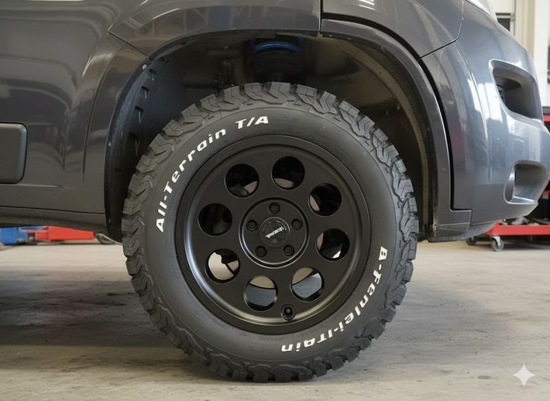 MAD Höjningssats underfordon – fram och bak monteringsvy