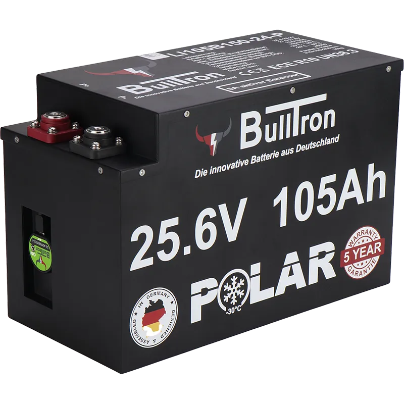 BullTron 24 V 105 Ah LiFePO₄ Polar – litiumbatteri med värme & Bluetooth