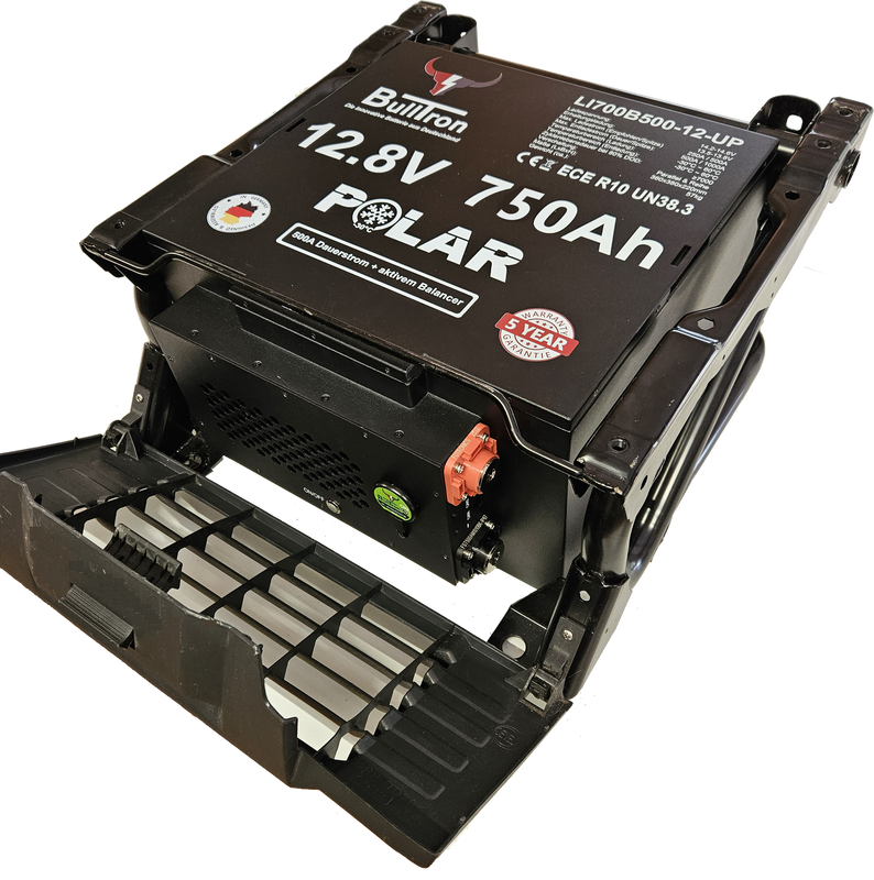 BullTron LiFePO4 12,8V 750Ah undersätesbatteri för husbil