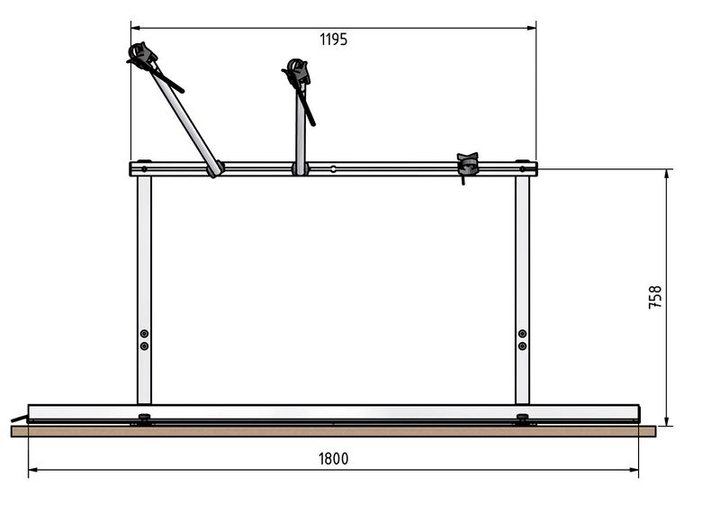 Fold-M Hopfällbar Mopedhållare | för Garagevägg/Golv Max 150 kg