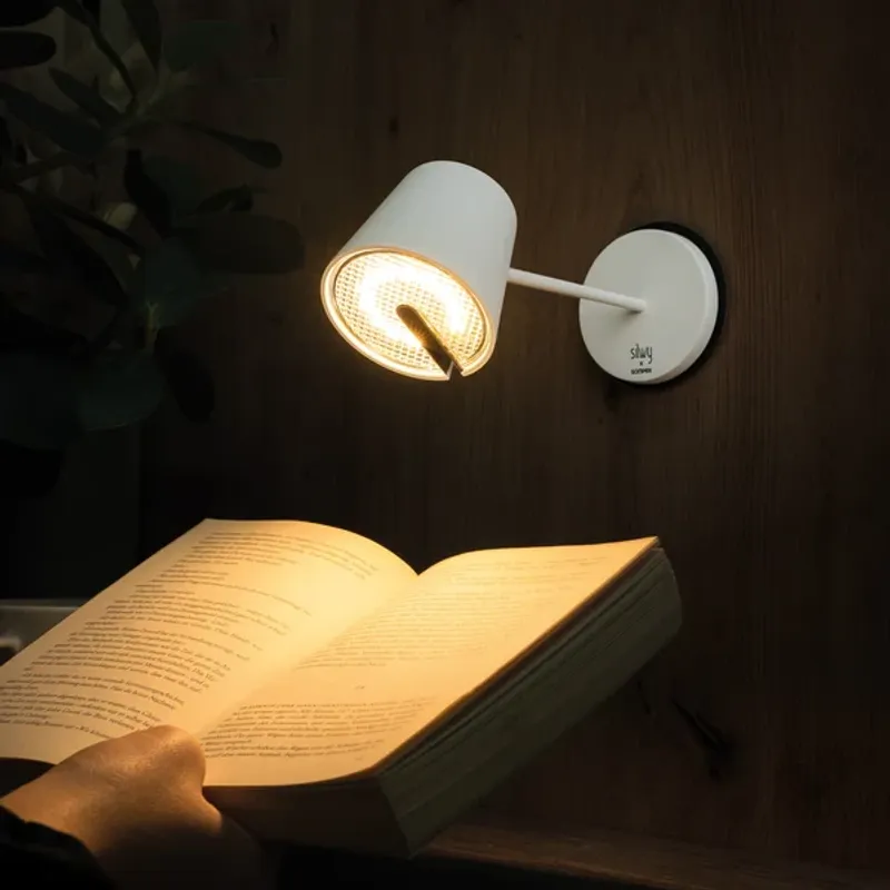 PORTOFINO SVART |magnetisk designlampa med bordstablett och pad