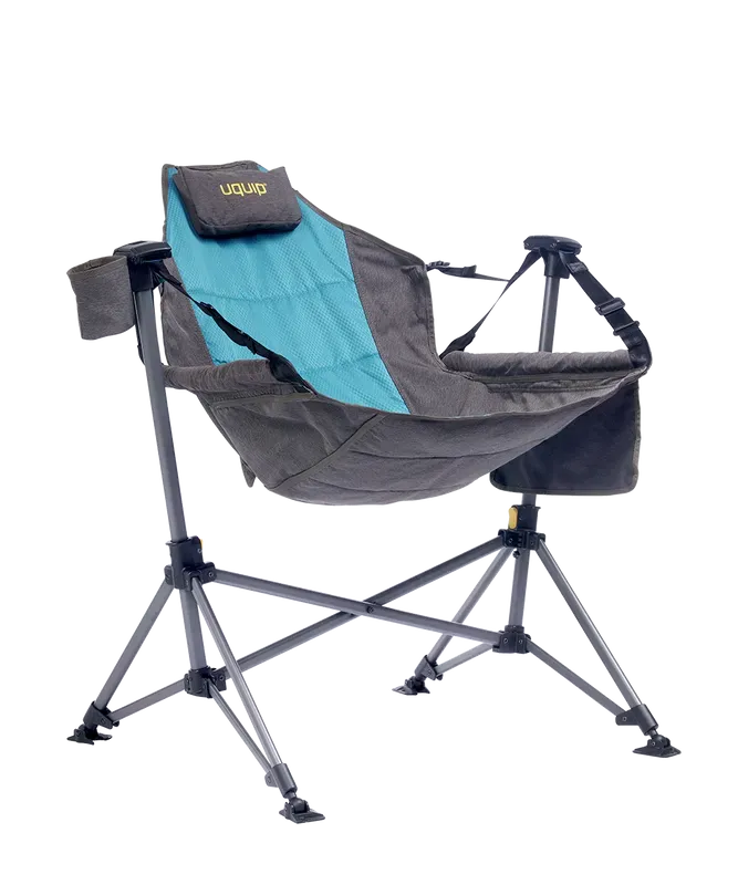 Rocky 2.0 Campingstol | Gungstol med Stålram & Justerbar Lutning 120 kg