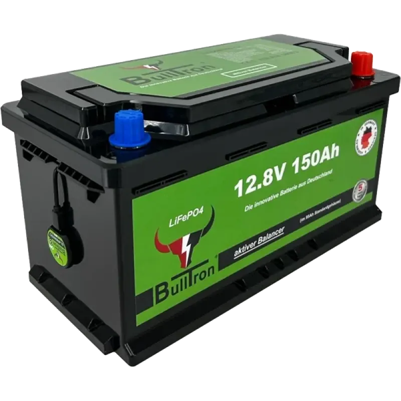 Kraftfullt 150Ah LiFePO4-batteri med Smart BMS & Bluetooth
