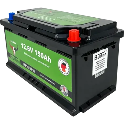 Kraftfullt 150Ah LiFePO4-batteri med Smart BMS & Bluetooth