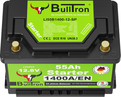 55Ah Starter top-front