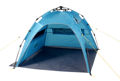 Buzzy beach shelter – snabbt uppsatt & UPF 50+
