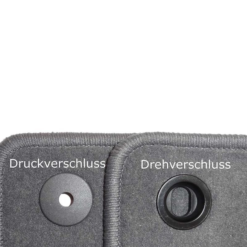 Främre golvmatta 1‑del | Slitstark velour för VW Transporter T5/T6/T6.1
