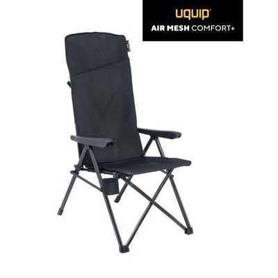 Campingstol Justy XL – hopfällbar med hög rygg & Air Mesh-komfort