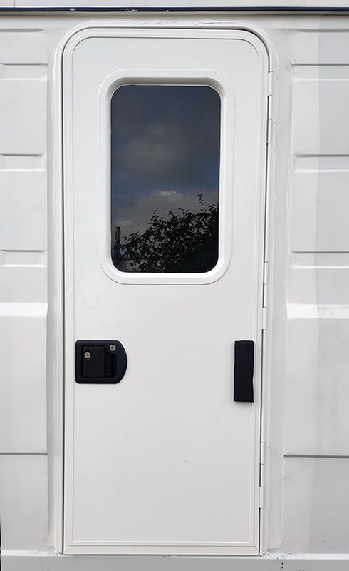 Dörr för husvagn/ husbil - 620x1600 mm | M1-lås & E1-fönster |