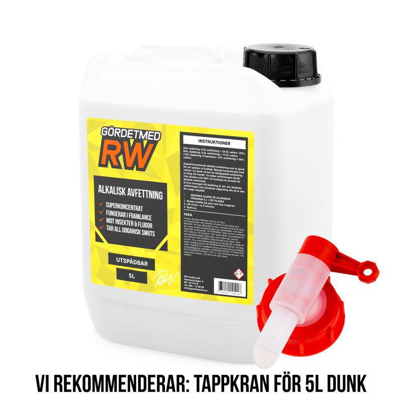 Alkalisk avfettning SUPERKONCENTRAT 5L