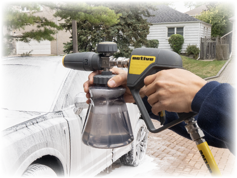 Active™ Premium Foam Cannon – Professionell skumkanon för högtryckstvätt