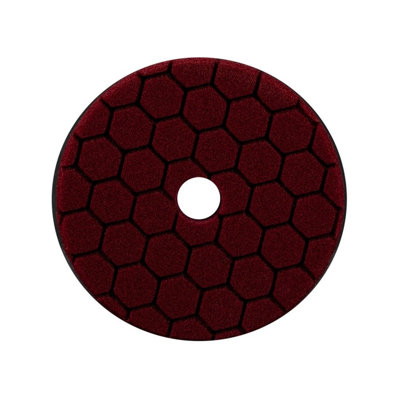 GLOSSER Polishing Pad Extra Cut, Burgundy, 125 mm