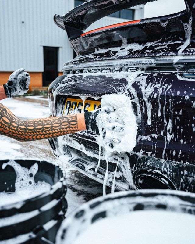 YumCars Microfibre Wash Pad V2 – Tvättsvamp i mikrofiber för repfri biltvätt