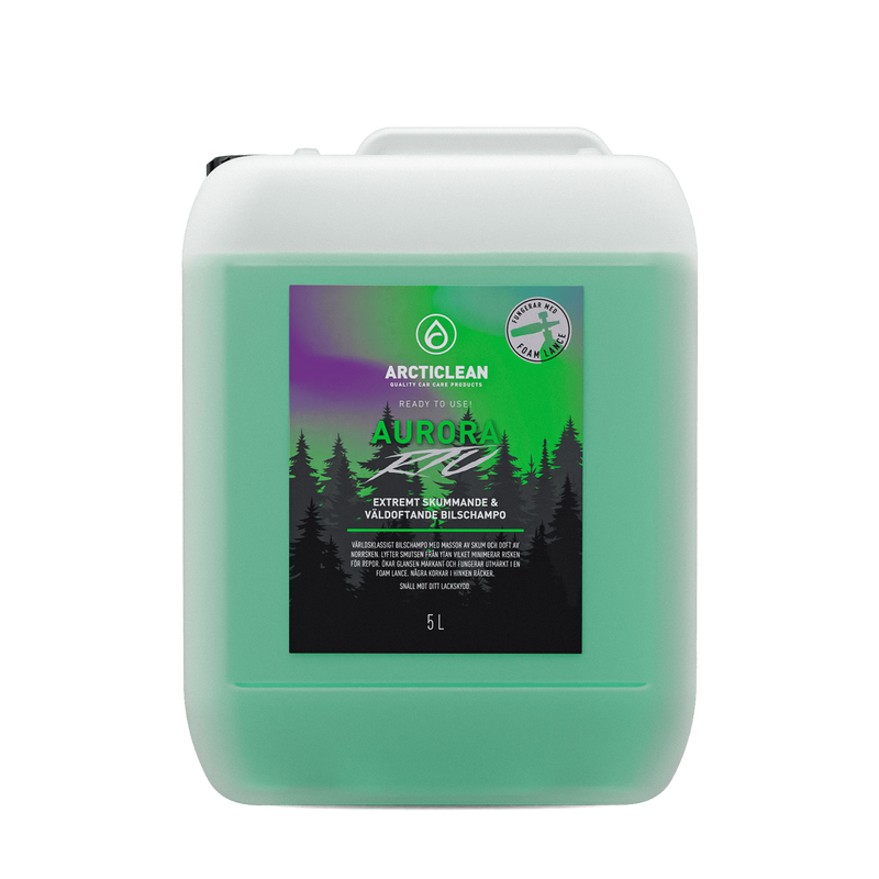 Arcticlean Aurora – Högskummande pH-neutralt Bilschampo