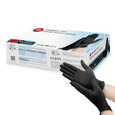 Nitrilhandskar Svarta 100p