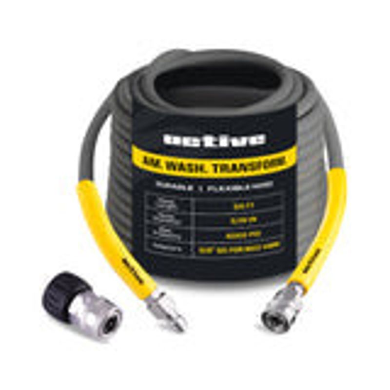 Active 22 m Pressure Washer Extension Hose – stålarmerad högtrycksslang 22m