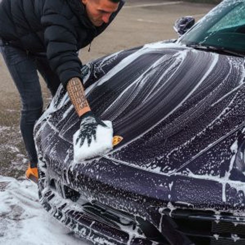 YumCars Microfibre Wash Pad V2 – Tvättsvamp i mikrofiber för repfri biltvätt