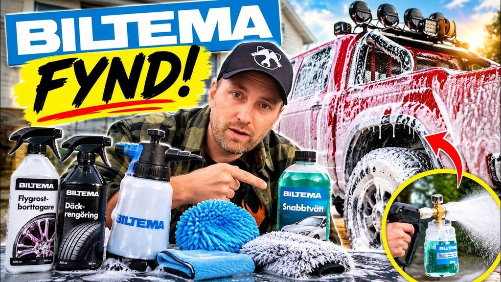 Biltemas bilvård – mina favoriter i testet