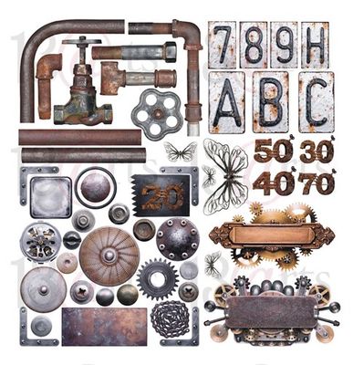 13@rts Paperpack 12 x 12 - Industrial Zone