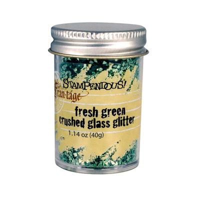 Stampendous Frantage - Fresh Green Crushed Glass Glitter