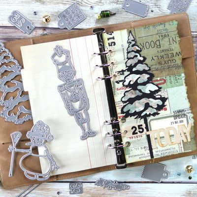 Elizabeth Craft Designs Dies - Planner Essentials 34 - Christmas Figures