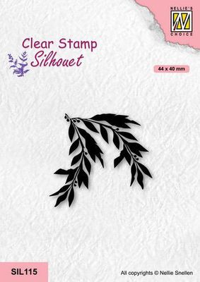 Nellie Snellen Clearstamp Silhouet - Willow Branch