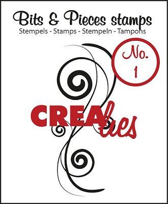 Crealies Clearstamp - Swirl