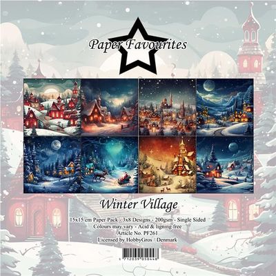 Paper Favourites Paper Pack "Winter Village"