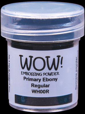 Embossing Powder "Primaries - Primary Ebony - Regular"