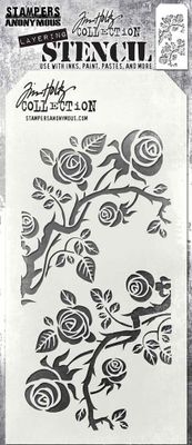 SA / Tim Holtz Collection - Thorned Layering Stencil