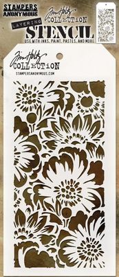 SA / Tim Holtz Collection - Bouquet Layering Stencil