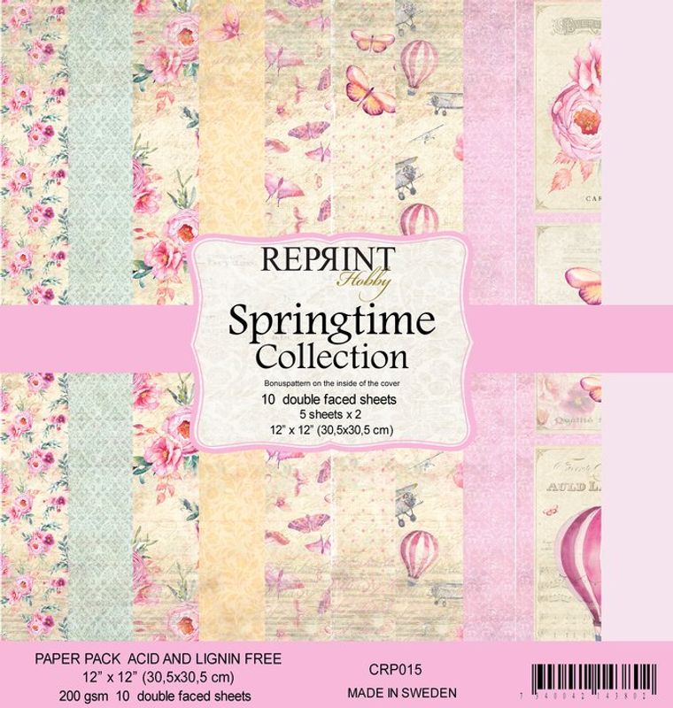 Reprint Hobby Paperpack 12 x 12 - Springtime Collection